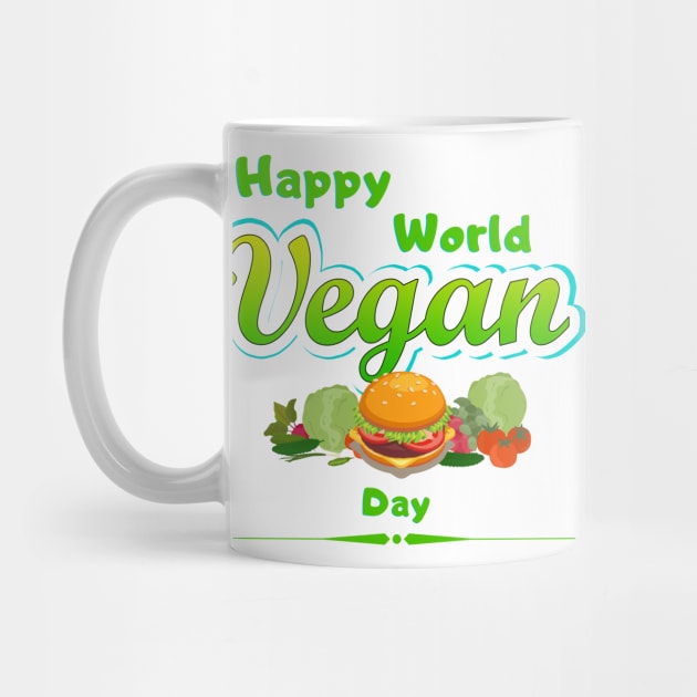 Happy World Vegan Day by DMS DESIGN